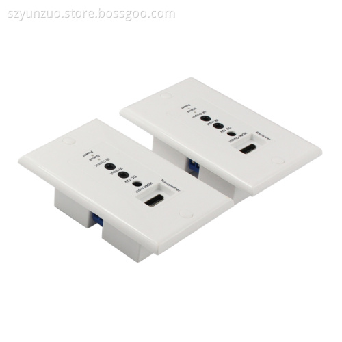 HDMI Extender 50M Wallplate white